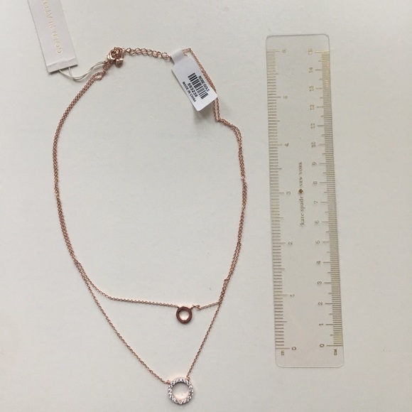 Rose Gold Double Chain Necklace - Picture 5 of 5